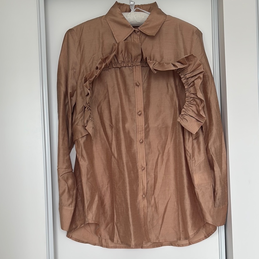 🧡NEW✨Sunset Sheen Blouse